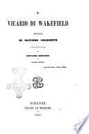 Il vicario di Wakefield novella di Oliviero Goldsmith