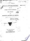 Illustrazione di un vaso italo-greco nel museo di Mousignor Arcivescovo di Tarento