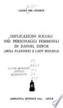 Implicazioni sociali nei personaggi femminili di Daniel Defoe
