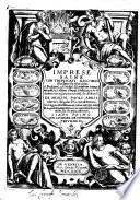 Imprese Sacre Con Triplicati Discorsi Illustrate & Arricchite