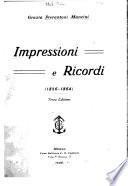 Impressioni e ricordi (1856-1864).