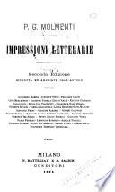 Impressioni letterarie