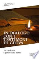 In dialogo con i testimoni di Geova. Un confronto a partire dalla Bibbia