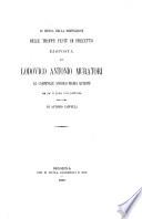 In difesa della diminuzione delle troppe feste di precetto risposta di Lodovico Antonio Muratori al cardinale Angiolo Maria Querini ora per la prima volta pubblicata per cura di Antonio Cappelli