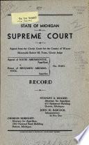 In re Abramovitz' Estate. Appeal of Katie Abramovitz, 278 MICH 271 (1936)
