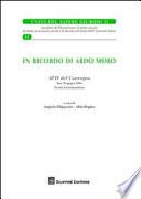 In ricordo di Aldo Moro. Atti del Convegno (Bari, 20 giugno 2008)