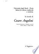 In ricordo di Cesare Angelini