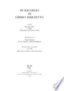 In ricordo di Libero Marzetto
