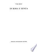 In rima e senza