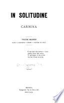 In solitudine, carmina