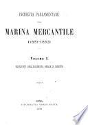 Inchiesta parlamentare sulla marina mercantile, 1881-1882