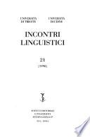 Incontri linguistici