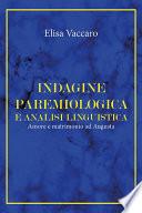 Indagine paremiologica e analisi linguistica. Amore e matrimonio ad Augusta