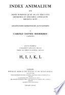 Index animalium