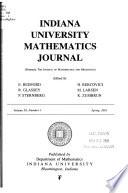 Indiana University Mathematics Journal