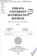Indiana University Mathematics Journal