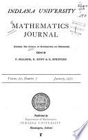 Indiana University Mathematics Journal