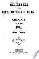 Indicatore Della Citta, Provincia E Diocesi Di Cremona