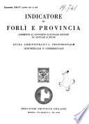 Indicatore della Provincia di Forli Guida amministrativa, professionale, industriale e commerciale