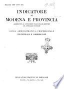 Indicatore della Provincia di Modena