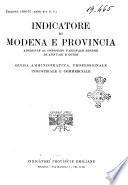 Indicatore della Provincia di Modena