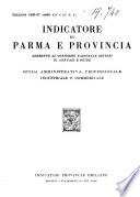 Indicatore della Provincia di Parma Guida amministrativa, professionale, industriale e commerciale
