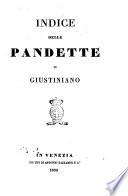 Indice delle pandette di Giustiniano