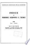 Indice di Periodici Scientifici e Tecnici