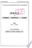 Indice di Periodici Scientifici e Tecnici