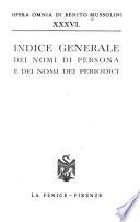 Indice generale