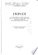 Indice per ordine alfabetico di capoversi delle villotte