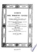 Indice Ragionato O Repertorio Di Tutto Il Corpo Del Diritto Civile (Minori o Minorenni - Regole Di Diritto)
