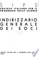 Indirizzario generale dei soci
