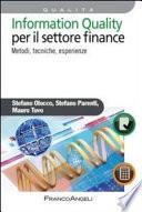 Information Quality per il settore Finance. Metodi, tecniche, esperienze