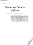 Informatore botanico italiano