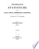 Informazioni statistiche raccolte dalla Regia Commissione superiore per gli Stati di S. M. in terraferma