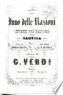 Inno delle nazioni. (Hymne des nations.) Cantica. Poesia di Arrigo Boïto. Texte français de E. Duprez. [Vocal score.]