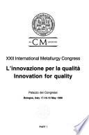 Innovation for quality