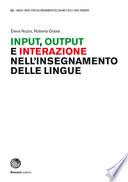 Input, output e interazione nell'insegnamento delle lingue