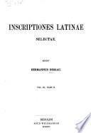 Inscriptiones latinae selectae