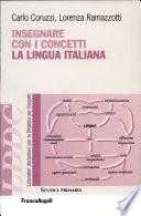 Insegnare con i concetti la lingua italiana