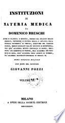Institutioni di materia medica, con note di Giovanni Pozzi