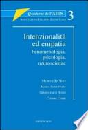 Intenzionalità ed empatia. Fenomenologia, psicologia, neuroscienze