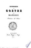 Interesse di Goethe per Manzoni