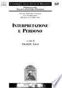 Interpretazione e perdono