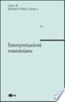 Interpretazioni rosminiane
