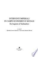 Interventi imperiali in campo economico e sociale
