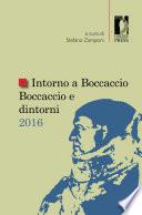Intorno a Boccaccio Boccaccio e dintorni 2016