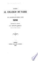 Intorno al Collegio de' fabri e sul significato della voce tecton
