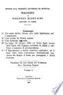 Intorno alla proprietà letteraria ed artistica